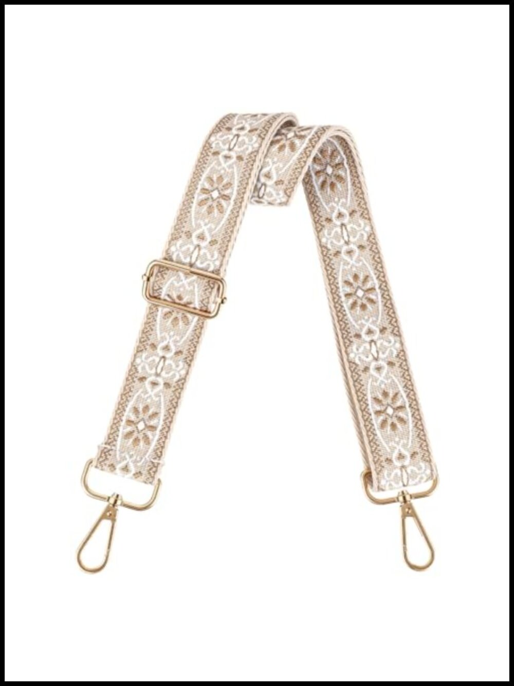 Bohemian Adjustable Crossbody Purse Strap Wide Shoulder Bag Replacement